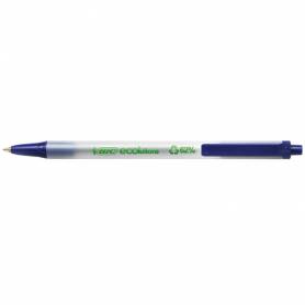 Boligrafo bic ecolutions clic stic azul