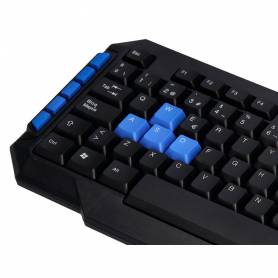 Set teclado y raton q-connect inalambrico compatible windows color negro - KF10077