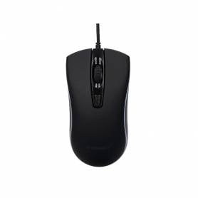 Raton q-connect gaming optico con cable 800 1200 1600 dpi 4 botones iluminacion led negro - KF10083