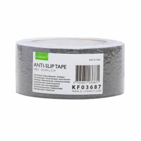 Cinta antideslizante q-connect gris 5mt x 50 mm - KF03687