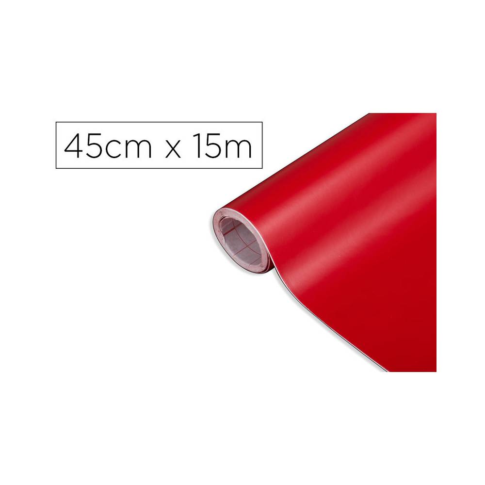 Rollo adhesivo d-c-fix rojo señales mate ancho 45 cm largo 15 mt - 200-0108