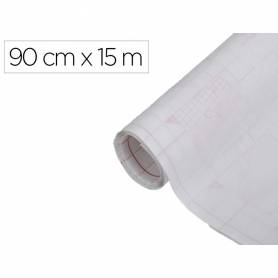 Rollo adhesivo d-c-fix blanco mate ancho 90 cm largo 15 mt - 200-5001