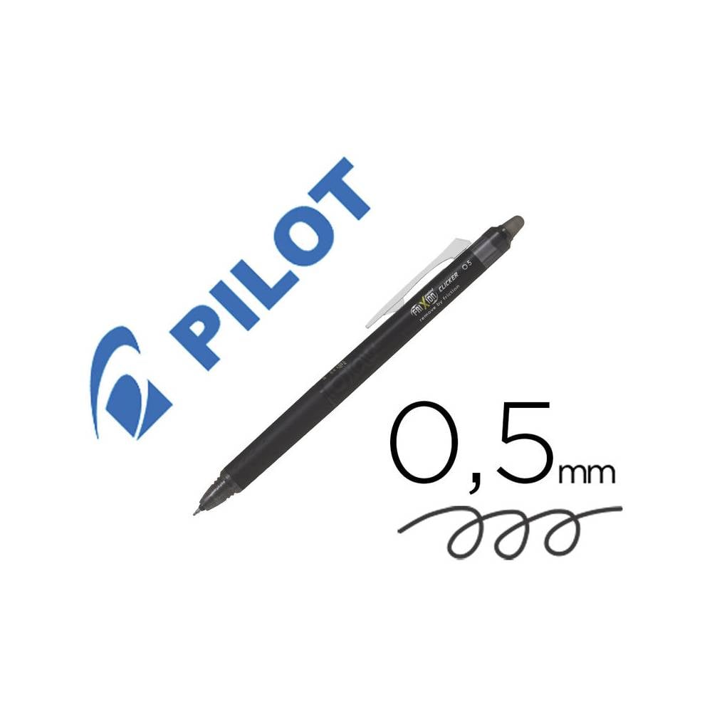 Boligrafo pilot frixion point clicker borrable 0,5 mm negro - NFPCN