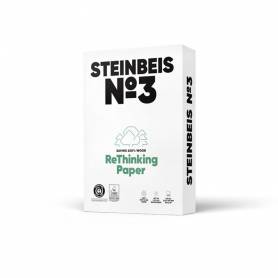 Papel fotocopiadora steinbeis n.3 100% reciclado din a4 80 gramos paquete de 500 hojas - K1607666080A