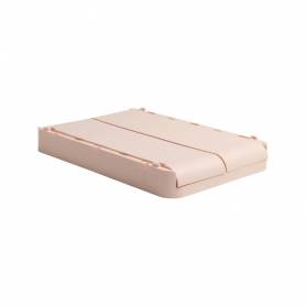 Caja plegable exacompta midi skandi polipropileno reciclado color nude 276x188x120 mm - 27131D