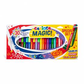 Rotulador carioca magic markers special set caja 30 unidades colores surtidos