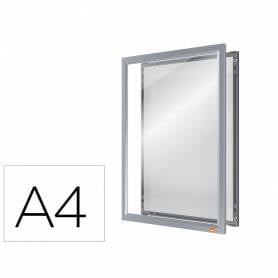 Marco porta anuncios nobo impression pro din a4 marco de clip aluminio 235x13x325 mm - 1915578