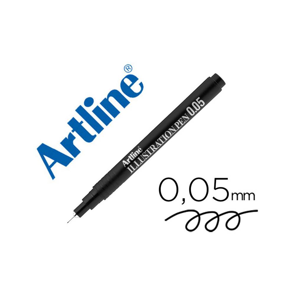 Rotulador artline calibrado micrometrico negro illustration pen ek-2805iln punta poliacetal 0,05mm - EK-2805ILN