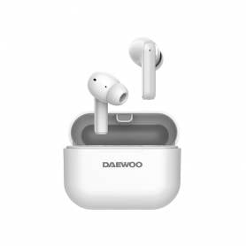 Auricular daewoo tws in-ear bluetooth 5.3 con estuche de carga usb tipo-c autonomia 6 horas color blanco - DW2005