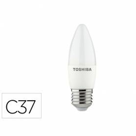 Bombilla led toshiba c37 e27 5w 3000k luz fria - 384570