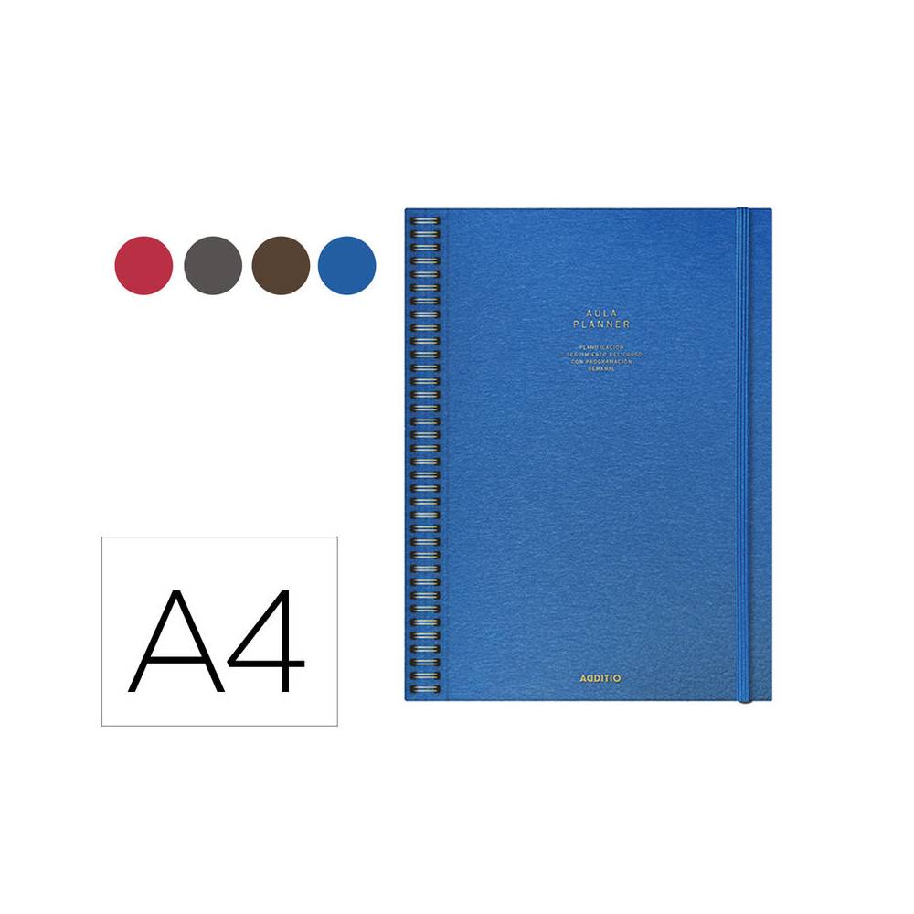 Cuaderno aula planner additio din a4 160 paginas plan anual y mensual con programcion y evaluacion - P242