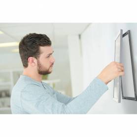 Marco porta anuncios nobo impression pro din a3 marco de clip aluminio 320x17x445 mm - 1915577