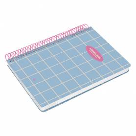 Agenda espiral liderpapel clas sic a4 2025 semana vista light color azul papel 70 gr - 