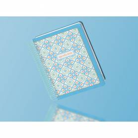 Agenda espiral liderpapel peri ssa a4 2025 día página color azul papel 80 gr - 