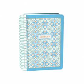 Agenda espiral liderpapel peri ssa a4 2025 día página color azul papel 80 gr - 