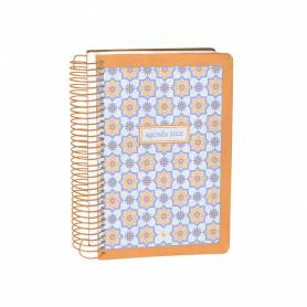 Agenda espiral liderpapel peri ssa a4 2025 día página color naranja papel 80 gr - 