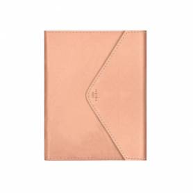 Agenda encuadernada liderpapel psara a5 2025 día página color rosa nude papel 70 gr - 