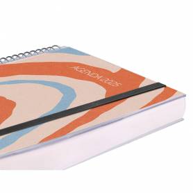 Agenda encuadernada liderpapel tinos a5 2025 dia pagina pe rsonalizable papel 70 gr - 