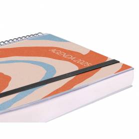 Agenda encuadernada liderpapel tinos a6 2025 dia pagina pe rsonalizable papel 70 gr - 