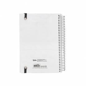 Agenda encuadernada liderpapel tinos a6 2025 semana vista personalizable papel 70 gr - 