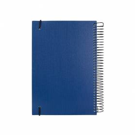 Agenda encuadernada liderpapel olbia a4 2025 día página color azul papel 60 gr - 