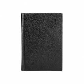 Agenda encuadernada liderpapel corfu a5 2025 día página negro papel 60 gr - 