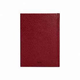 Agenda encuadernada liderpapel corfu a5 2025 día página color rojo papel 60 gr - 