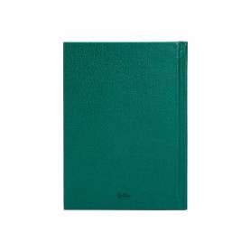 Agenda encuadernada liderpapel corfu a5 2025 día página color verde papel 60 gr - 