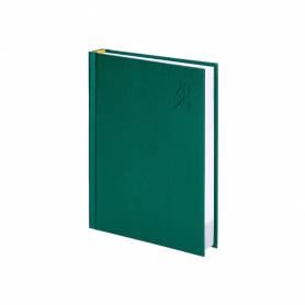 Agenda encuadernada liderpapel corfu a5 2025 día página color verde papel 60 gr - 