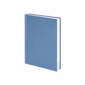 Agenda encuadernada liderpapel corfu a5 2025 día página color azul claro papel 60 gr - 