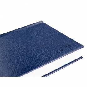 Agenda encuadernada liderpapel corfu a4 2025 día página azul papel 60 gr - 