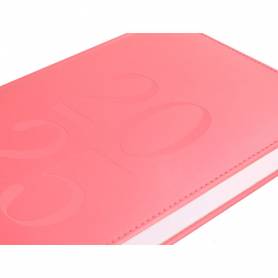 Agenda encuadernada liderpapel creta 170 x 240 2025 día página color rosa papel 70 gr - 