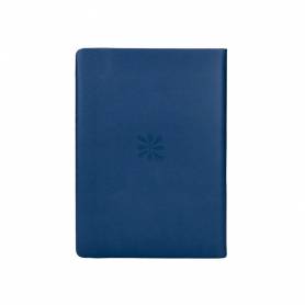 Agenda encuadernada liderpapel icaria a5 2025 día página color azul papel 70 gr - 