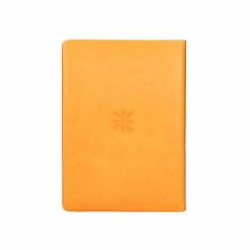 Agenda encuadernada liderpapel icaria a5 2025 día página color amarillo papel 70 gr - 