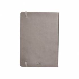 Agenda encuadernada liderpapel mykonos a5 2025 día página color gris papel 70 gr - 