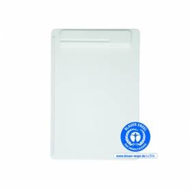 Portanotas maul go din a4 plastico reciclado con pinza color blanco - 2325102.ECO