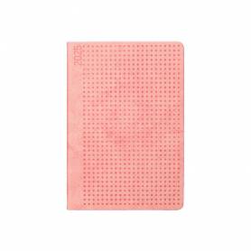 Agenda encuadernada liderpapel anafi a5 2025 día página color rosa papel 70 gr - 