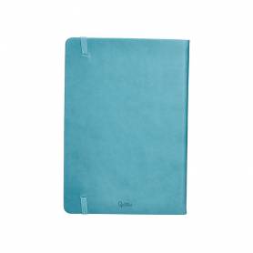 Agenda encuadernada liderpapel mykonos a5 2025 día página light color azul papel 70 gr - 