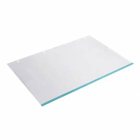 Recambio liderpapel antartik dots a4 100 hojas 90g m2 rayado puntos 4 taladros bandas de 5 colores - RX13