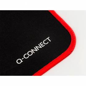 Alfombrilla para raton q-connect xxl negra con borde rojo 900x400 mm - KF14443