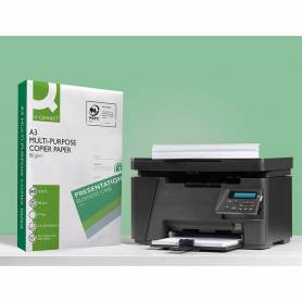 Papel fotocopiadora q-connect economy din a3 80 gramos paquete de 500 hojas - KF14311