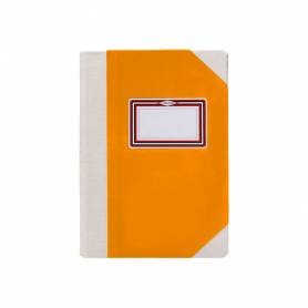 Libro cartone cosido fernandes flecha din a4+ liso 50 hojas 100 gr naranja - 102474099