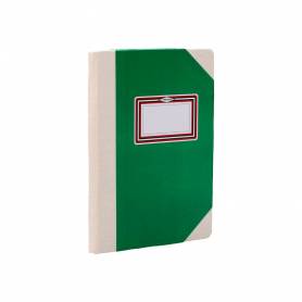 Libro cartone cosido fernandes flecha din a5+ liso 50 hojas 100 gr verde - 102454899