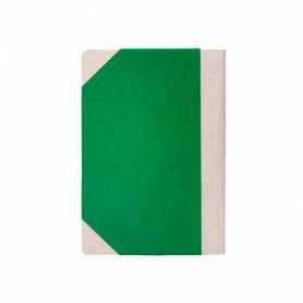 Libro cartone cosido fernandes flecha din a5+ rayado horizontal 50 hojas 100 gr verde - 102820399