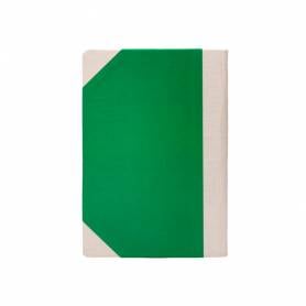 Libro cartone cosido fernandes flecha din a6+ rayado horizontal 50 hojas 100 gr verde - 102820999