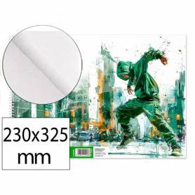 Bloc dibujo liderpapel artistico urban espiral 230x325mm 20 hojas 130g m2 sin recuadro perforado - DA16