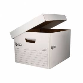 Cajon contenedor liderpapel carton automatico para 3 cajasarchivo def. folio   4 archivadores a-z 387x333x260mm - GA02