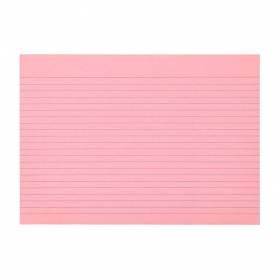 Tarjeta liderpapel para estudiar rayada cartulina de colores 170 gr m2 100x150mm paquete de 200 unidades - TC01