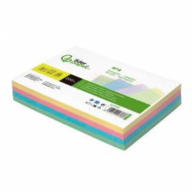 Tarjeta liderpapel para estudiar rayada cartulina de colores 170 gr m2 125x200mm paquete de 200 unidades - TC03