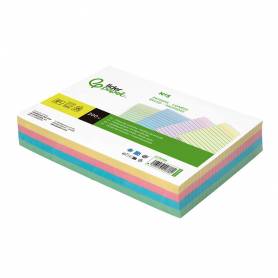 Tarjeta liderpapel para estudiar rayada cartulina de colores 170 gr m2 160x220mm paquete de 200 unidades - TC05